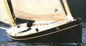  lugger designed in 1995 by nigel irens and built by the bridgend boat